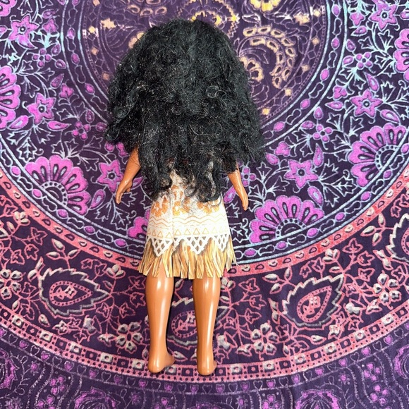 Moana Doll with Orange Top and Patterned Skirt - Picture 2 of 2